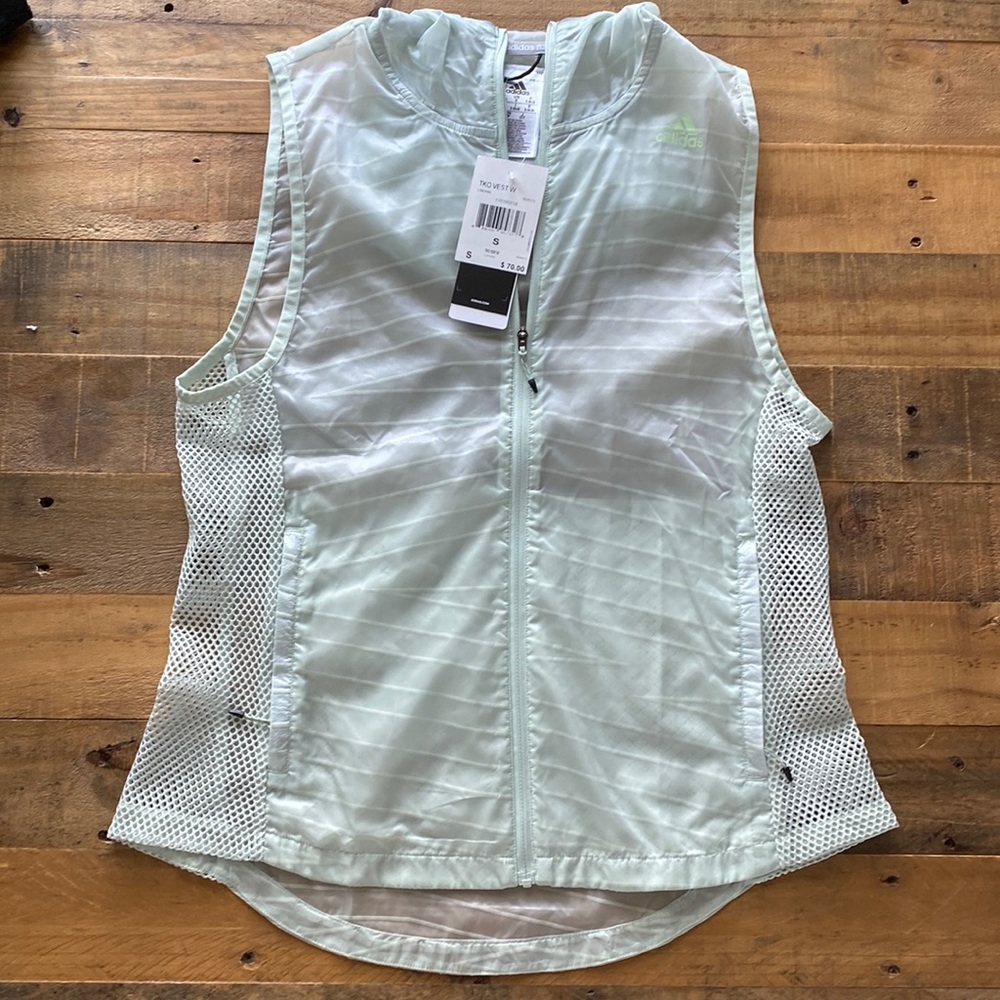 Adidas Reflective Vest, Size S, BNWT